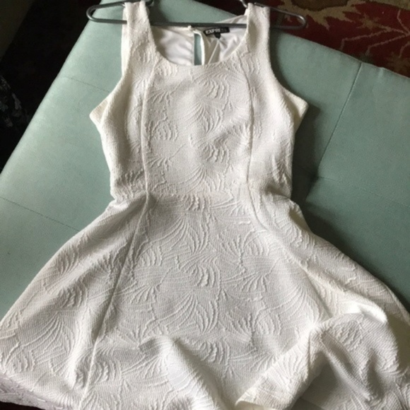 Express Dresses & Skirts - Express White Skater Dress